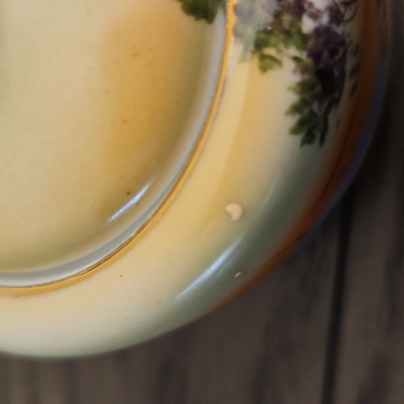 Noritake Multicolor Mustard Pot with Gold Accents VINTAGE - Picture 14 of 15